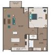 GATES II FloorPlan GATES II FloorPlan at The Edison at Rice Creek, Shoreview, Minnesota